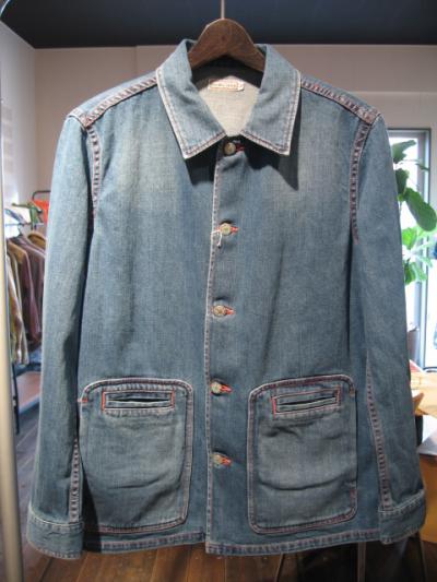 <back alley old boys> DENIM COVERALL