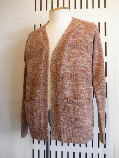 <インパクティスケリー>MELANGE BORDER KNIT NO BUTTON C/D