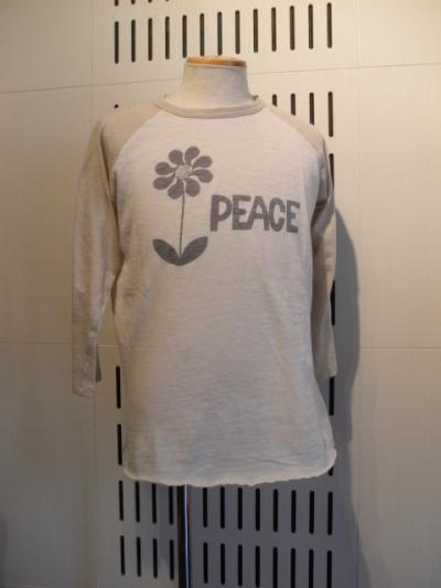 <インパクティスケリー> PRINT RAGLAN -PEACE-