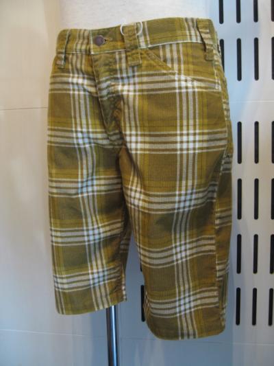 <インパクティスケリー>　PRINT CORDUROY HALF PT