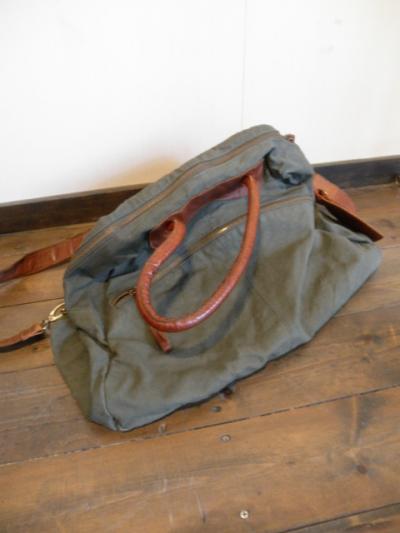 <badhiya> CANVAS BOSTON BAG