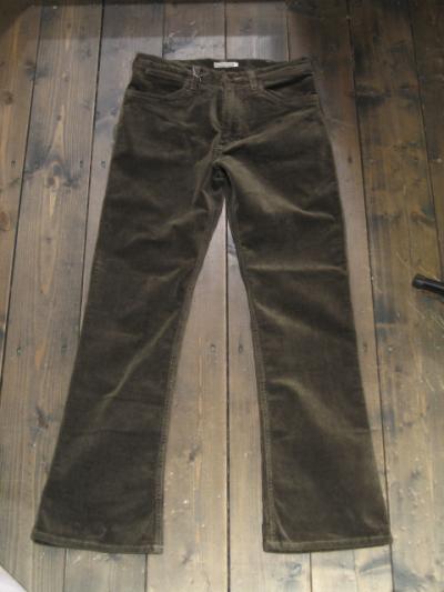 <back alley old boys> SHOE CUT CORDUROY PT
