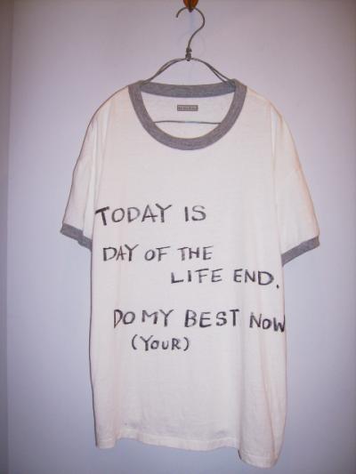 <back alley old boys> Message TEE