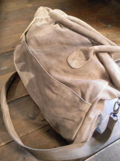 <Badhiya> LETHER BOSTON BAG